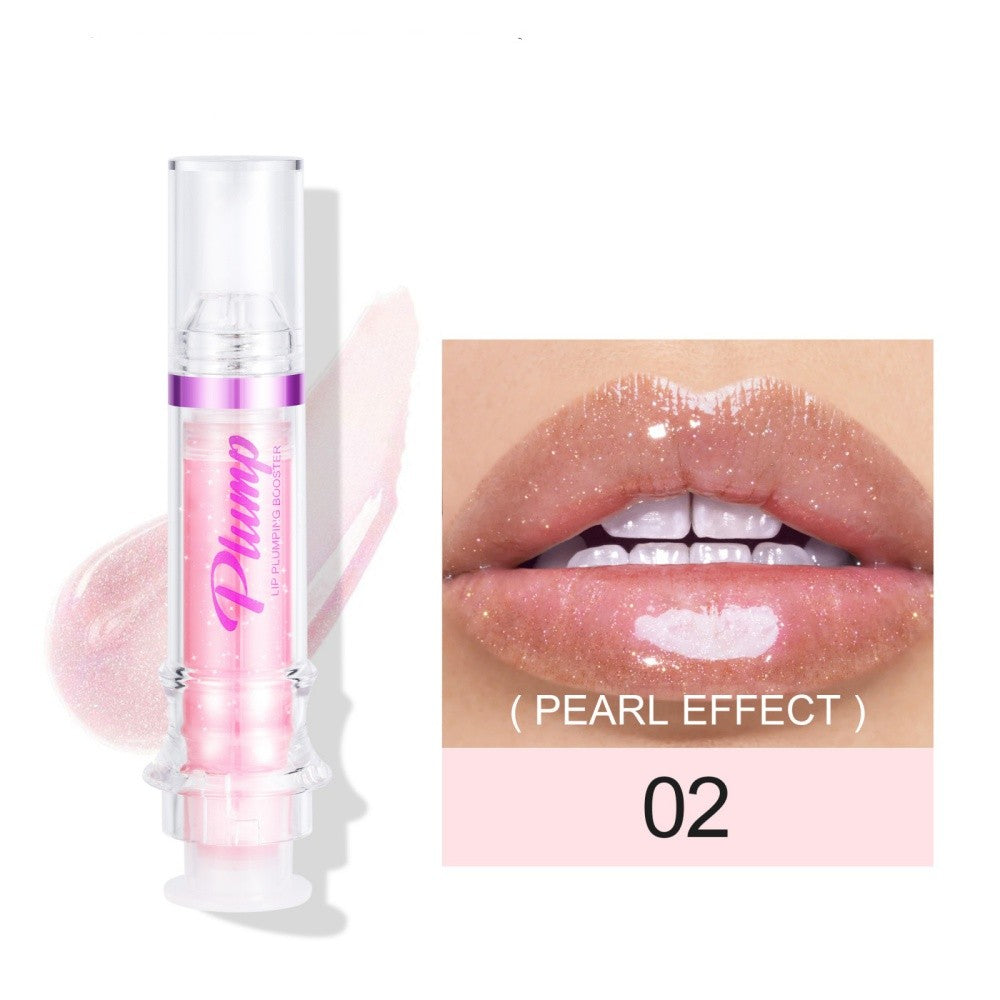 Nuevo tubo de labios rico bálsamo, Color ligeramente brilloso, labios de miel, espejo de cristal, labios, lápiz labial líquido con espejo