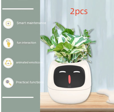 Maceta Inteligente Interactiva | Monitor de Planta con Sensores y Pantalla