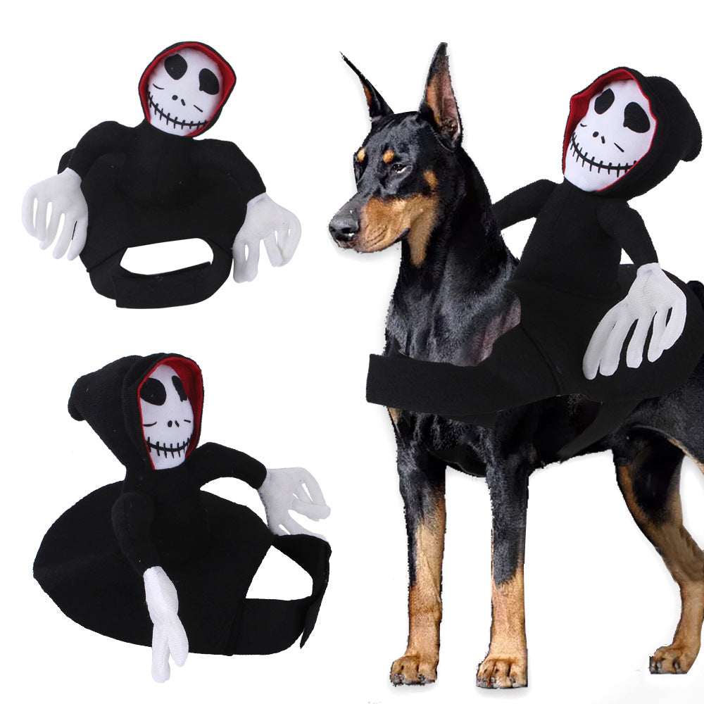 DIVERTIDO disfraz de COSPLAY para mascotas, decoración para mascotas de Halloween,  ropa para mascotas de Halloween, chaleco de calabaza araña