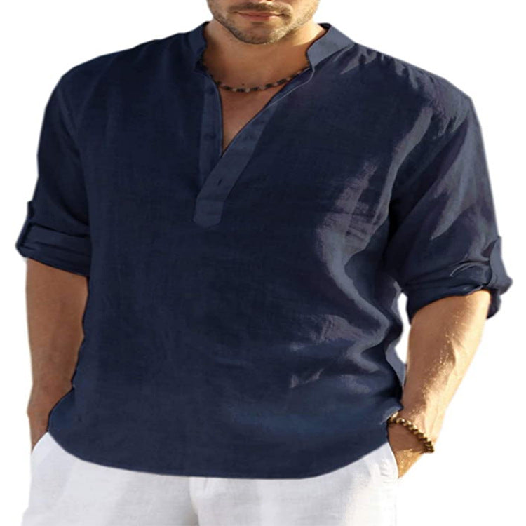 Camisa de Lino para Hombre | Ligera y Transpirable algodón de calidad