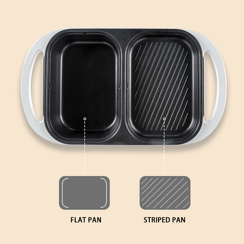 Olla Eléctrica Multifuncional 2 en 1 1300W – Sartén y Freidora