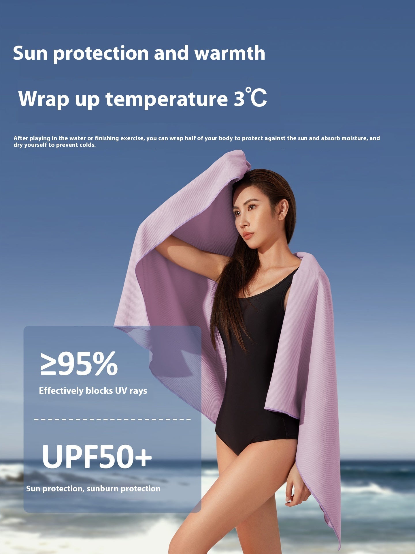 Toalla de Algodón Puro de Alta Absorción | Suave, Cómoda y de Uso Diario PREMION