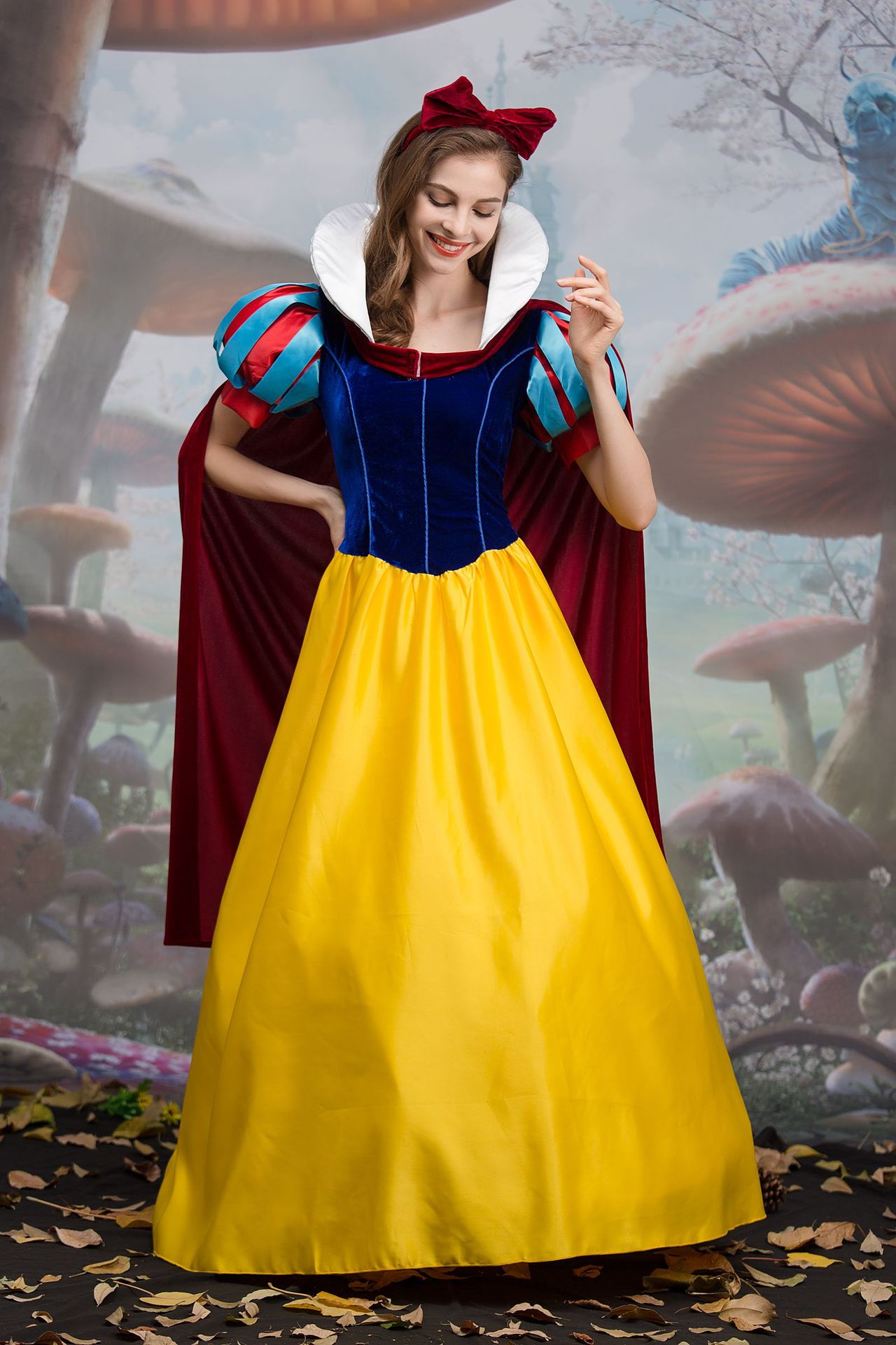 Vestido Blancanieves, Disfraz De Halloween , Talla Grande