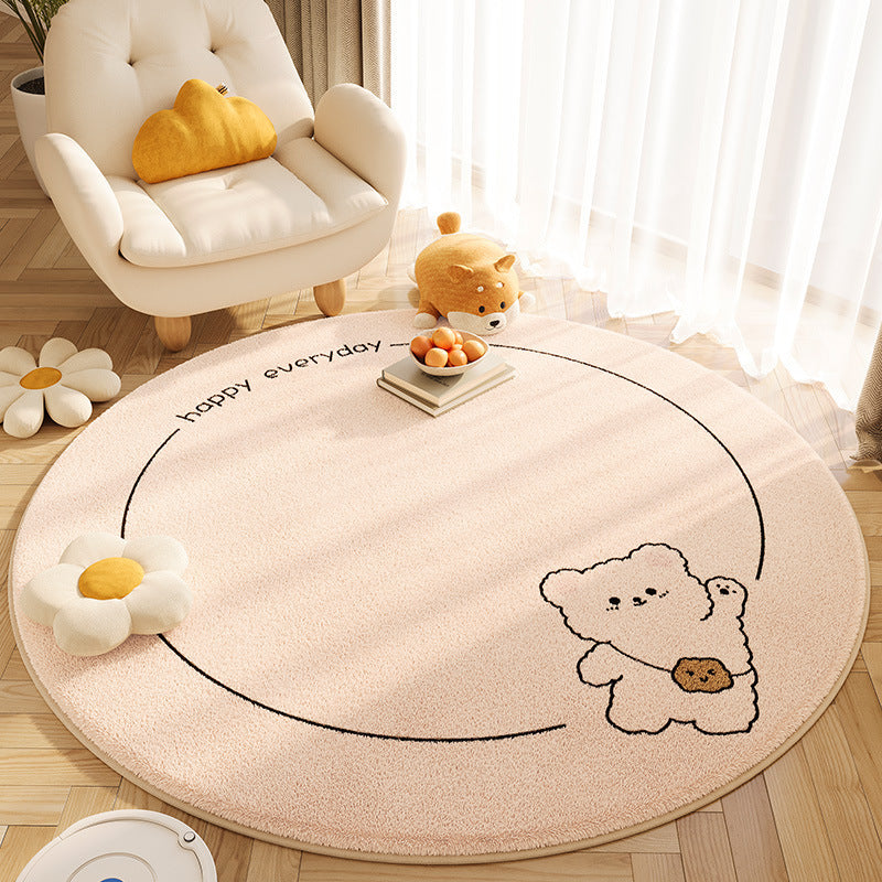 Alfombra Anime Redonda – ¡Diseños de Dibujos Animados que Enamoran! 🐶🐼🐰