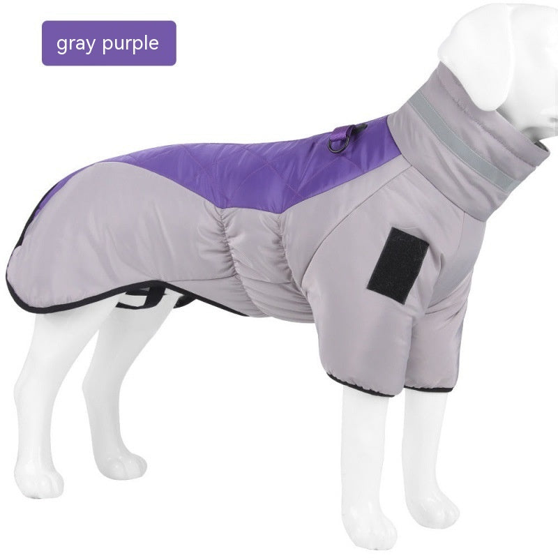 Nuevo abrigo de invierno para perros grandes, ropa impermeable para mascotas para perros medianos y grandes, chaleco grueso cálido para perros, chaqueta Labrador personalizada