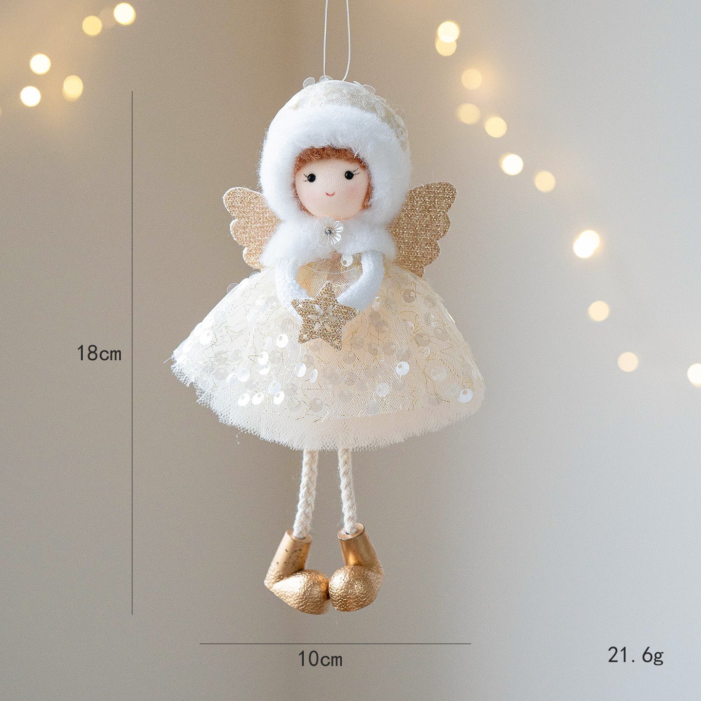 Ángel de Invierno 👼 – Magia, Elegancia y Luz para tu Navidad