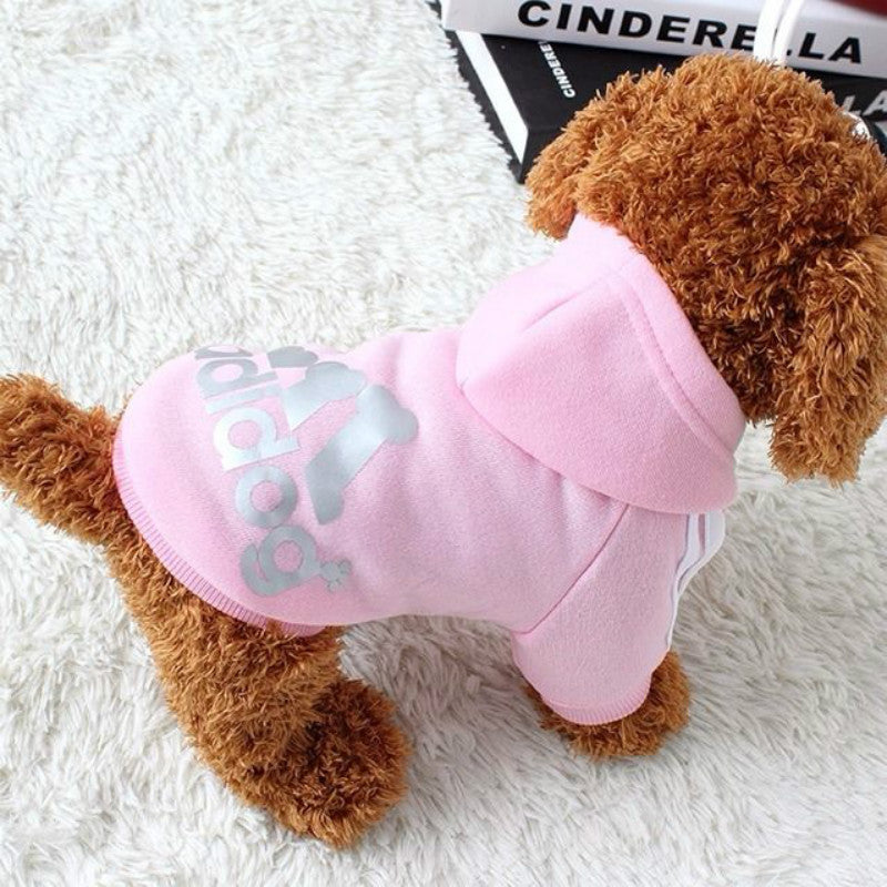 Sudadera con capucha para perro cálida de algodón, abrigo  para tu perro en este invierno