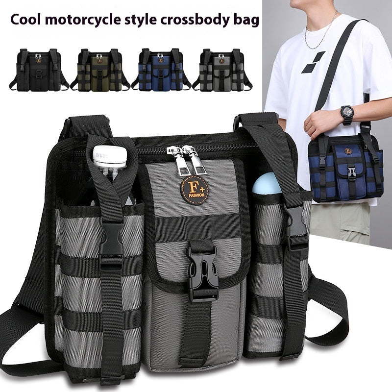 Bolso Bandolera Masculino Impermeable – Liviano, Antibacterial y de Alta Capacidad