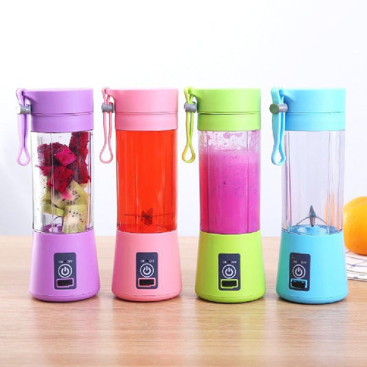 Licuadora portátil con mini mezclador de jugo de fruta de cocina recargable por USB