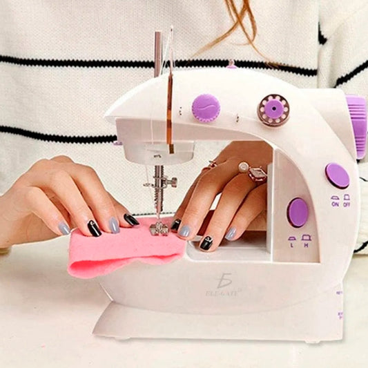 Mini Máquina de Coser Eléctrica con LED – Compacta, Práctica y Multifuncional