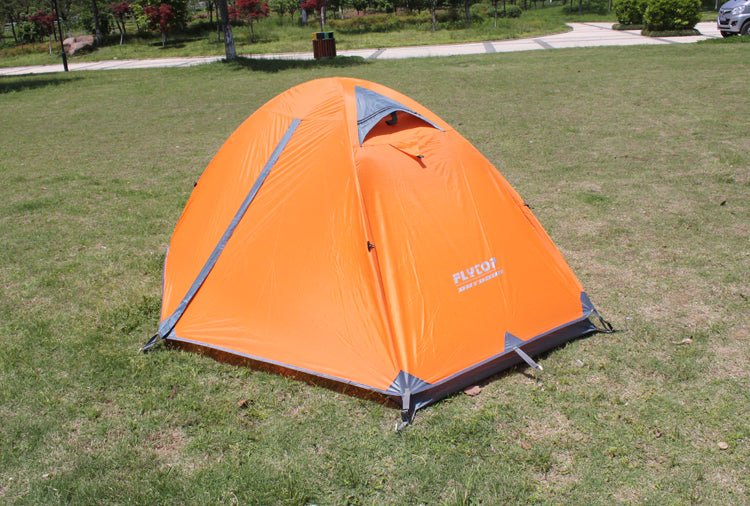 Carpas dobles impermeables para acampar al aire libre, equipo de acampada ultraligero