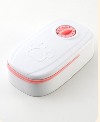 Alimentador automático para mascotas, dispensador de comida inteligente para gatos y perros, temporizador, tazón de acero inoxidable