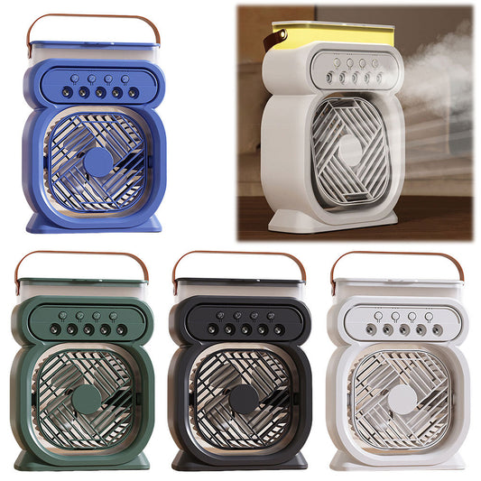 Aire acondicionado portátil 3 en 1, enfriador de aire evaporativo, luces LED nocturnas