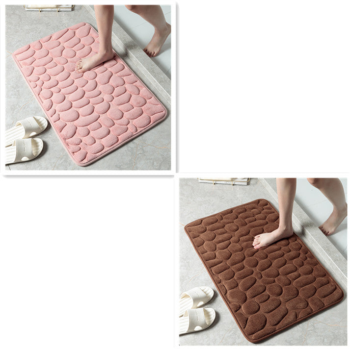 Alfombra de Baño Efecto Piedra 3D — Ultra Suave, Antideslizante y Súper Absorbente