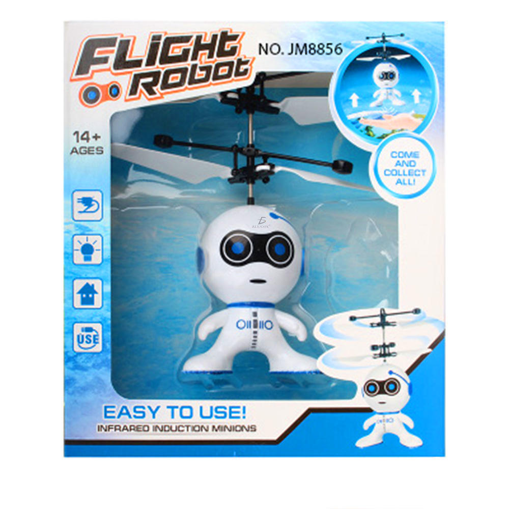 Mini Drone Volador con Sensor para Niños – Juguete Recargable con Luz LED y Control Manual