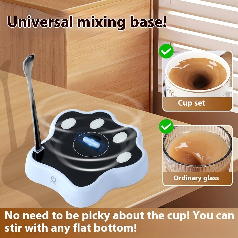 Base agitadora inteligente con carga para agitador de taza portátil genial y divertida!