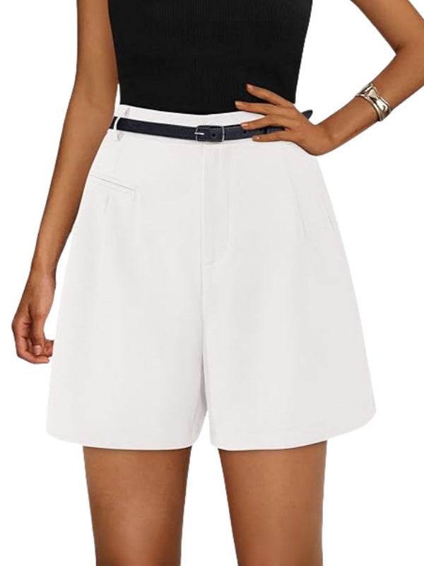Shorts de Cintura Alta y Pierna Ancha | Elegancia Casual