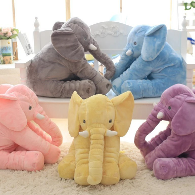 Almohada con Relleno De Elefante Para Dormir Confort Para Bebé 100% algodón de máxima calidad