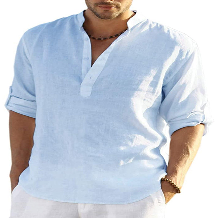 Camisa de Lino para Hombre | Ligera y Transpirable algodón de calidad