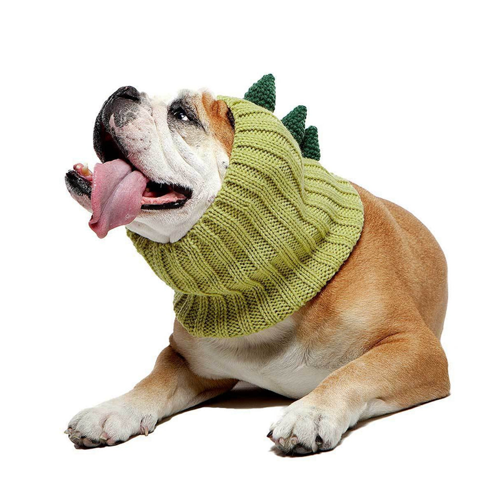 Windproof Halloween Knitted Dog Hat