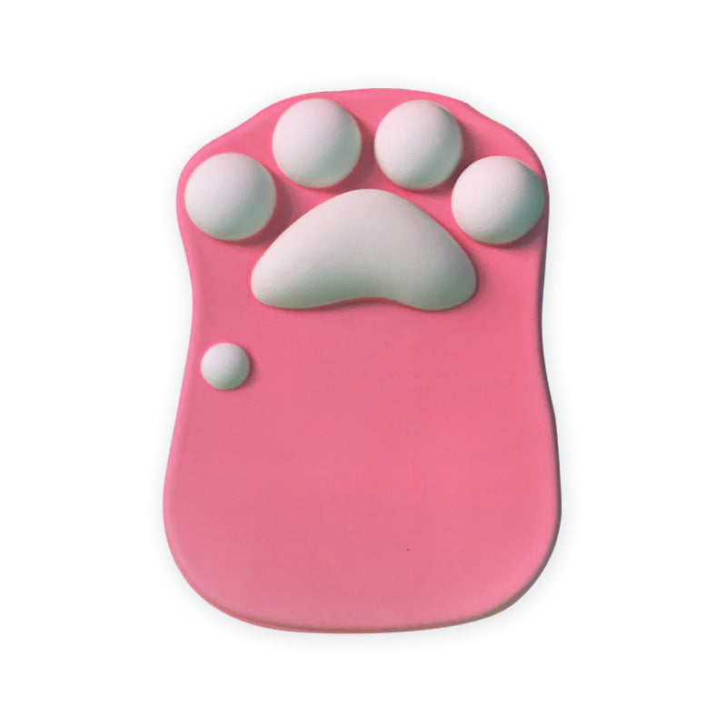 Alfombrilla de Ratón Ergonómica Pata de Gato 3D – Soporte de Muñeca de Silicona Suave