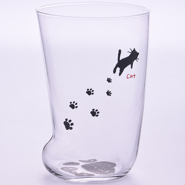 Taza de Vidrio Patita de Gato – Encanto y Funcionalidad en un Solo Diseño
