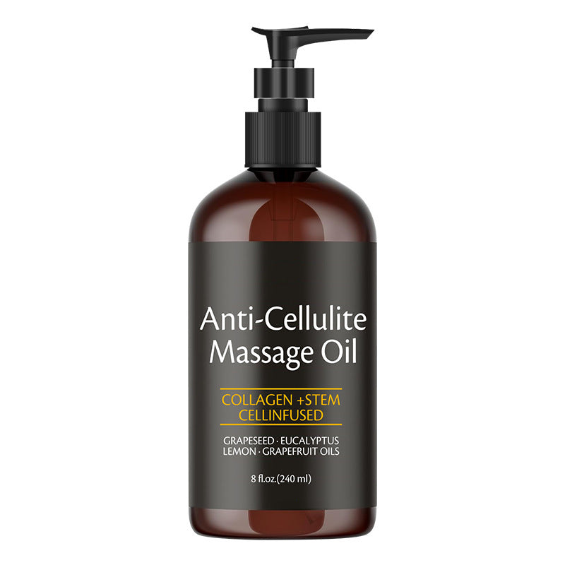 Aceite para tratamiento de masaje corporal anti celulitis, hidratante