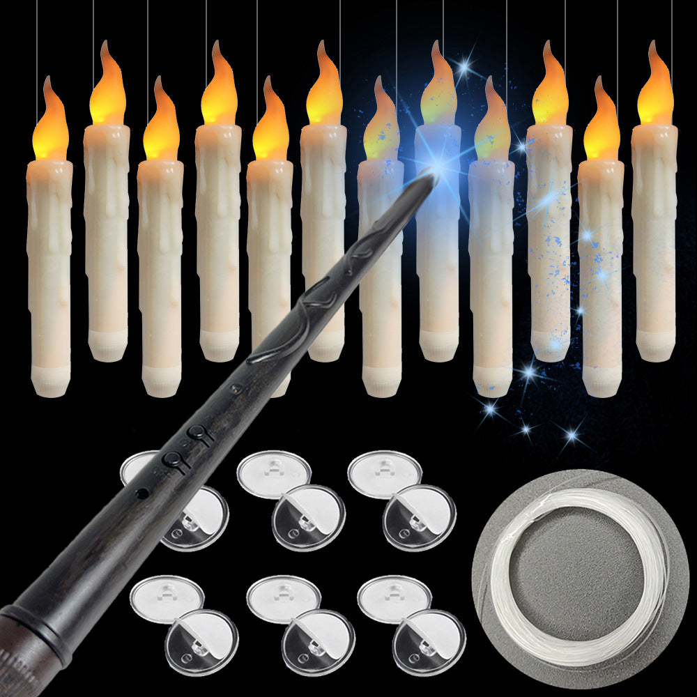 Velas Electrónicas LED con Control Remoto – Decoración Mágica para Halloween y Navidad 🕯️✨