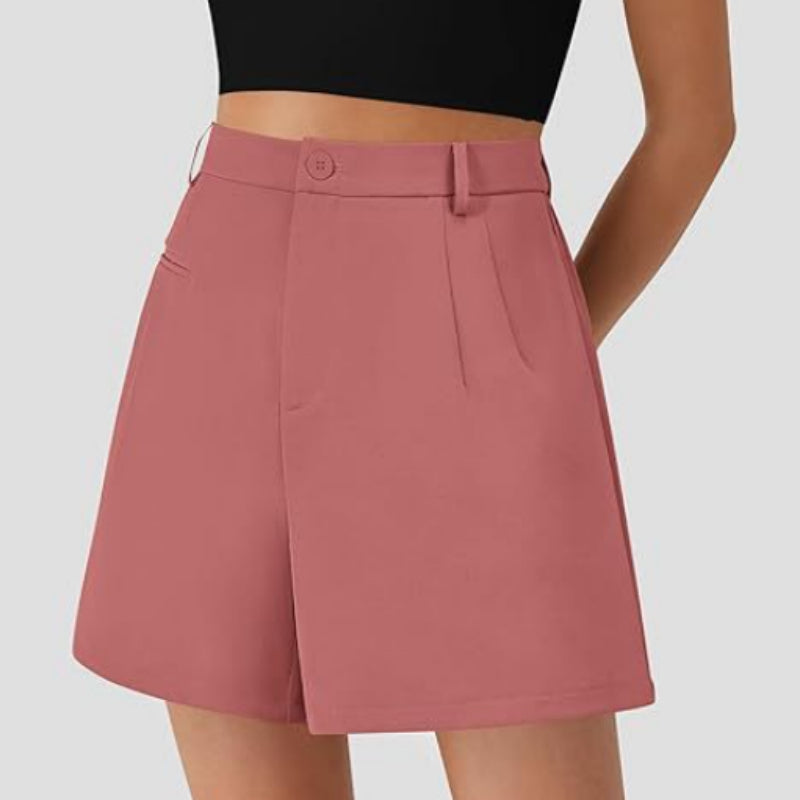 Shorts de Cintura Alta y Pierna Ancha | Elegancia Casual