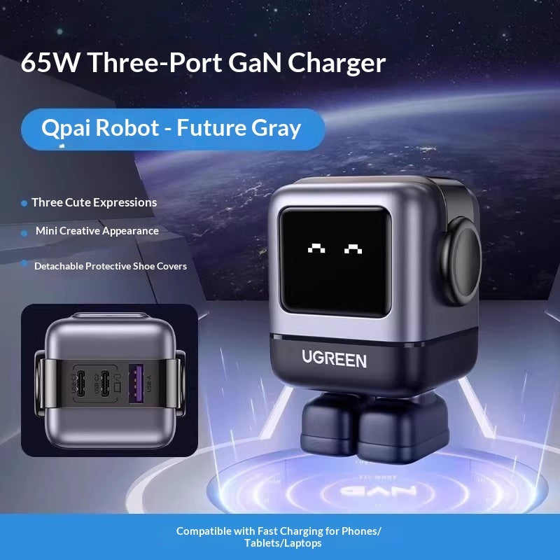 Cargador Rápido GaN 30W USB-C | Tecnología Inteligente y Compacta, velocidad