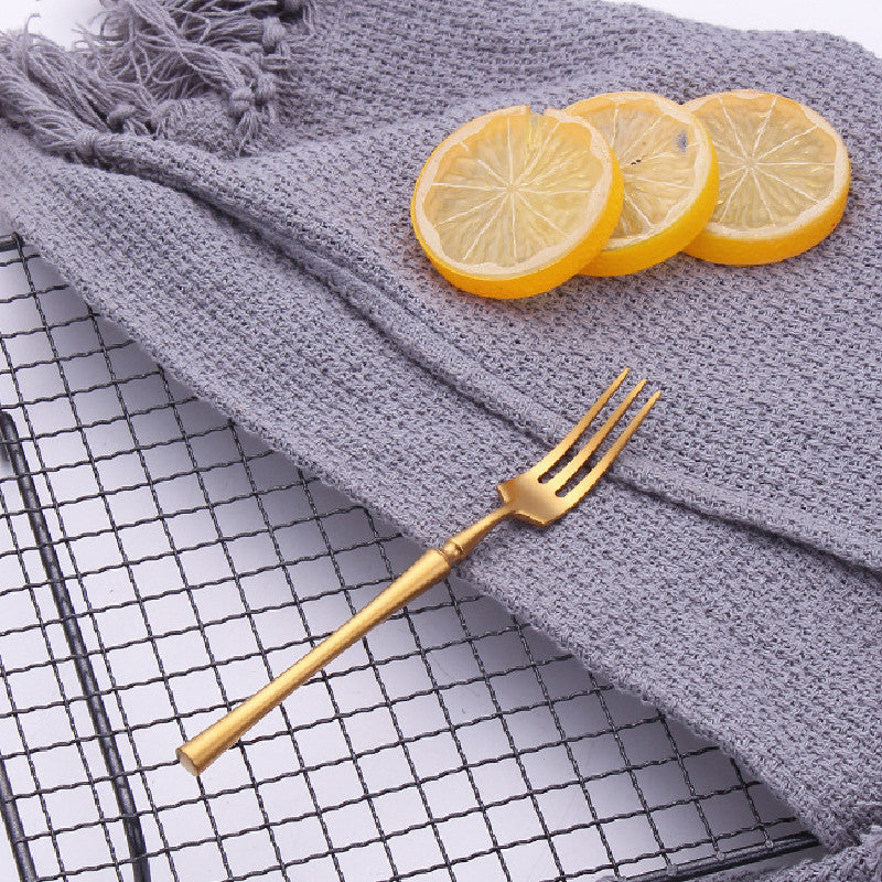 Set Premium de Cuchillo, Tenedor y Cucharas – Vajilla Moderna en Acero Inoxidable