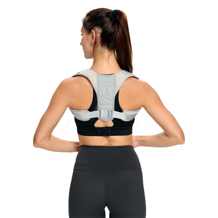 Corrector de postura de espalda cinturón ajustable clavícula columna vertebral hombro Lumbar hombres mujeres corrección de postura