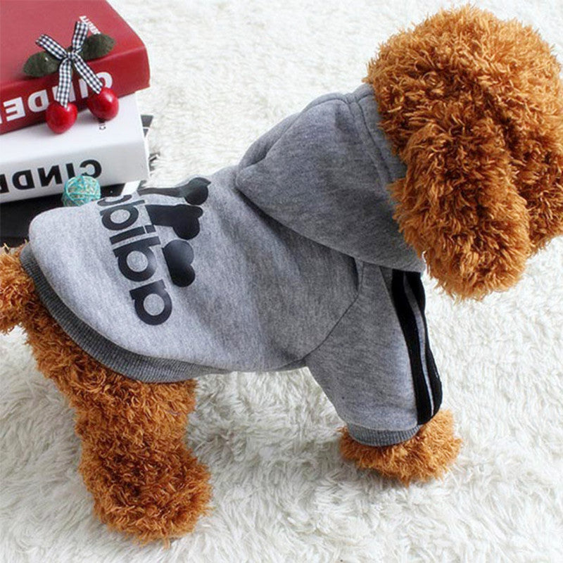 Sudadera con capucha para perro cálida de algodón, abrigo  para tu perro en este invierno