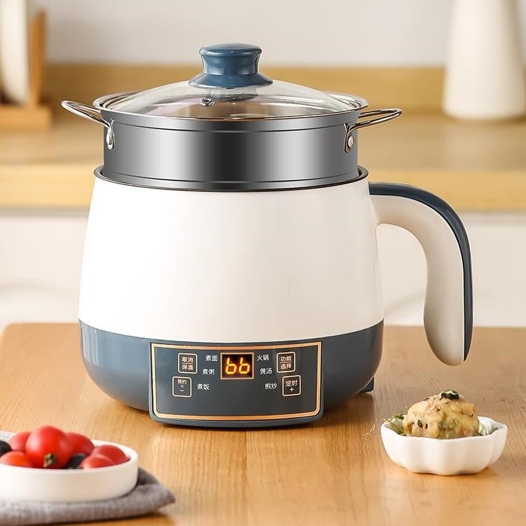 Cocina Eléctrica Multifunción para Estudiantes – 300W/600W con Mantener Caliente