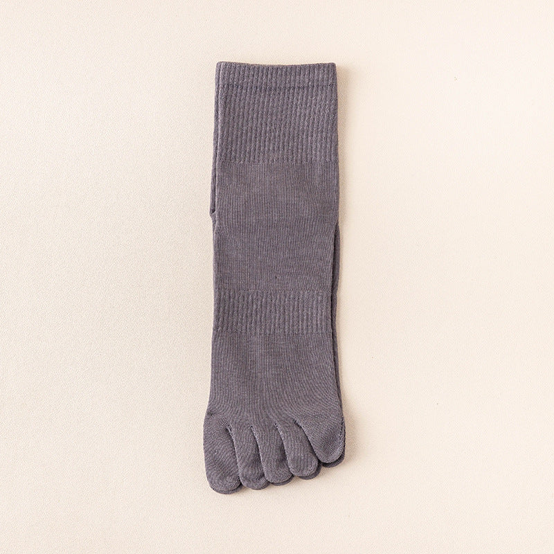 Calcetines Japoneses de Cinco Dedos | Algodón Peinado Antisudor