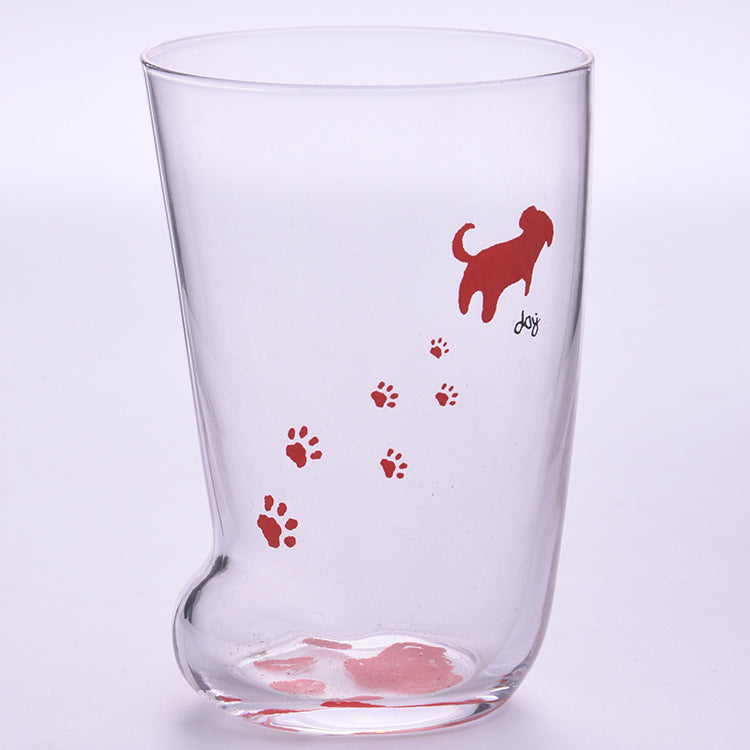 Taza de Vidrio Patita de Gato – Encanto y Funcionalidad en un Solo Diseño