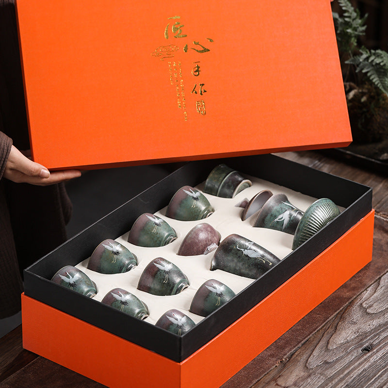 Set de Té Kung Fu con Diseño de Grulla | Tradición y Elegancia Oriental