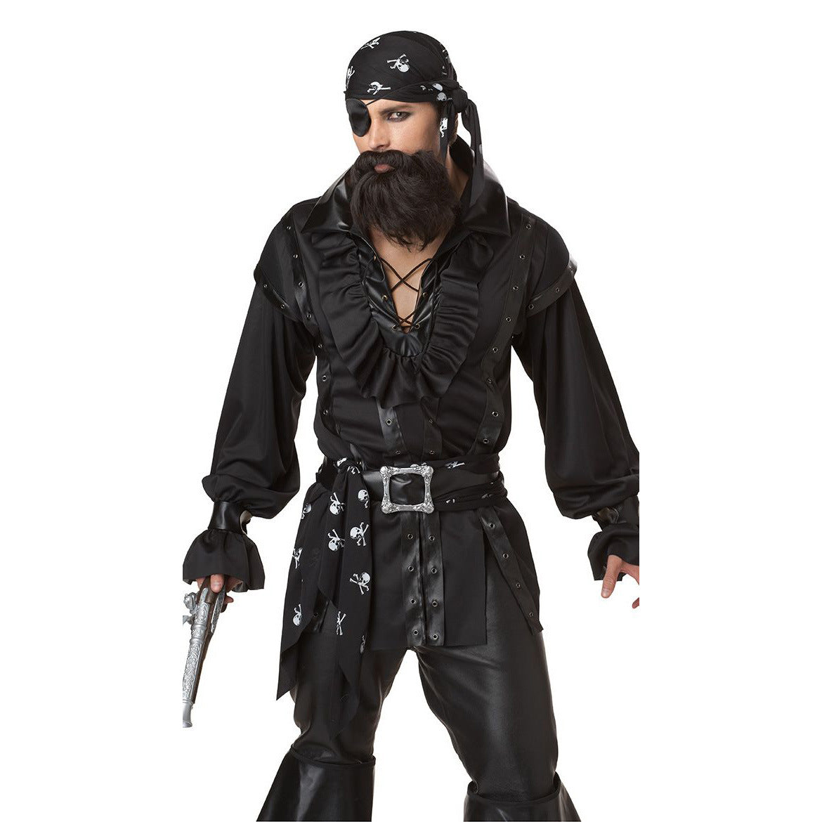 Disfraz de pirata masculino de Halloween, masculino y femenino, traje de pirata pareja