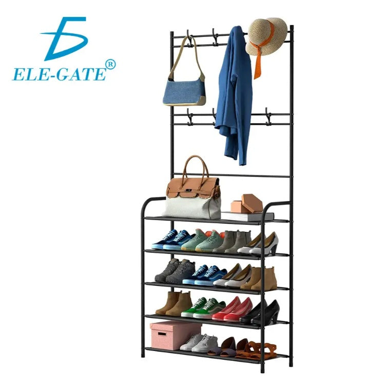 Organizador 5 Niveles con Barras Dobles – Orden y Espacio para Ropa y Zapatos