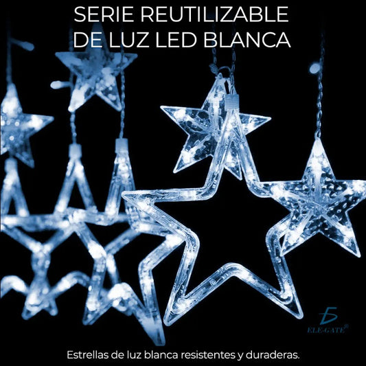 LED Star String Lights Christmas Decoration Lights 2.5m