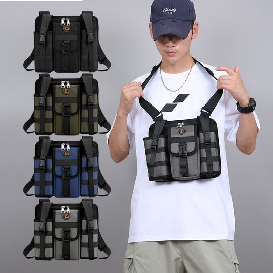 Bolso Bandolera Masculino Impermeable – Liviano, Antibacterial y de Alta Capacidad