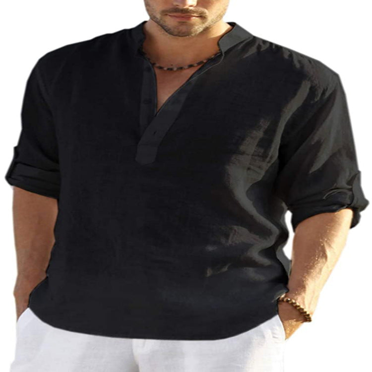 Camisa de Lino para Hombre | Ligera y Transpirable algodón de calidad