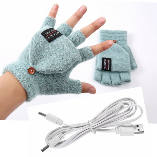 Guantes para sus manos que se conectan con USB para dar Calor, calefacción