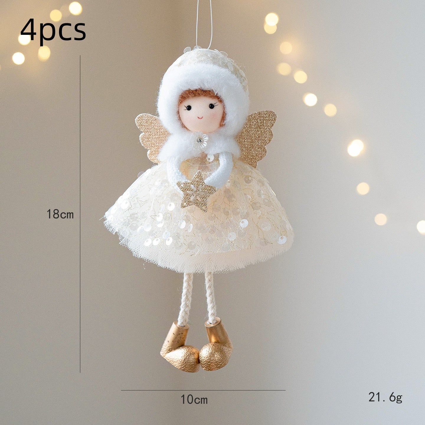 Ángel de Invierno 👼 – Magia, Elegancia y Luz para tu Navidad