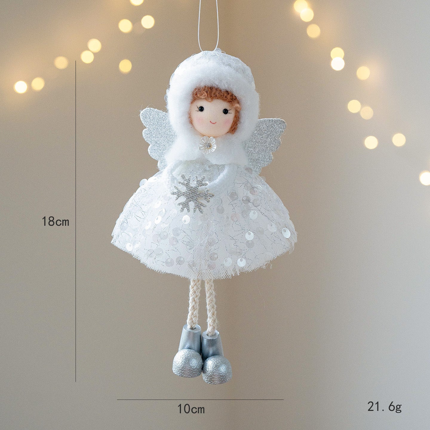 Ángel de Invierno 👼 – Magia, Elegancia y Luz para tu Navidad