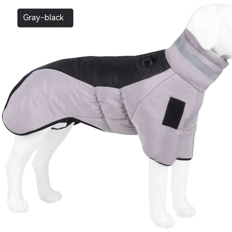 Nuevo abrigo de invierno para perros grandes, ropa impermeable para mascotas para perros medianos y grandes, chaleco grueso cálido para perros, chaqueta Labrador personalizada