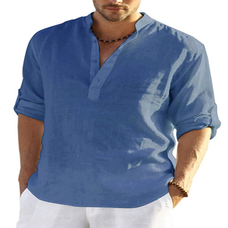 Camisa de Lino para Hombre | Ligera y Transpirable algodón de calidad