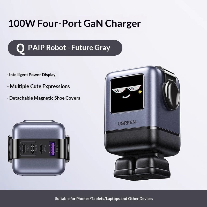 Cargador Rápido GaN 30W USB-C | Tecnología Inteligente y Compacta, velocidad
