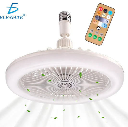 Lámpara LED Multifuncional 30W con Ventilador y Luz Regulable – Confort Todo en Uno