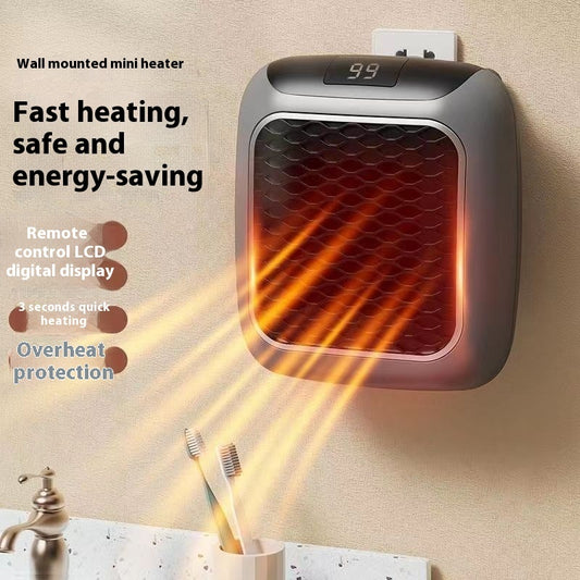 Mini Calentador de Pared con Control Digital y Temporizador – Confort Inteligente
